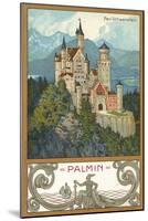 Neuschwanstein Castle, Bavaria-null-Mounted Premium Giclee Print