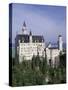 Neuschwanstein Castle, Built by King Ludwig, Fussen, Germany-Adam Jones-Stretched Canvas