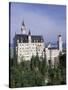 Neuschwanstein Castle, Built by King Ludwig, Fussen, Germany-Adam Jones-Stretched Canvas