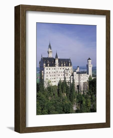 Neuschwanstein Castle, Built by King Ludwig, Fussen, Germany-Adam Jones-Framed Photographic Print