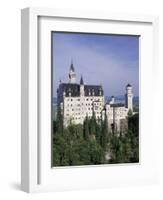 Neuschwanstein Castle, Built by King Ludwig, Fussen, Germany-Adam Jones-Framed Photographic Print