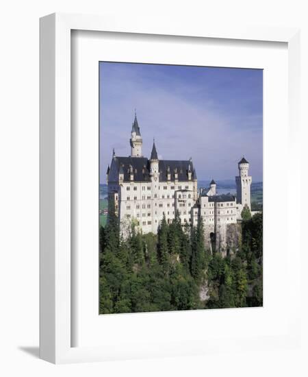 Neuschwanstein Castle, Built by King Ludwig, Fussen, Germany-Adam Jones-Framed Photographic Print