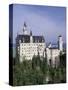 Neuschwanstein Castle, Built by King Ludwig, Fussen, Germany-Adam Jones-Stretched Canvas