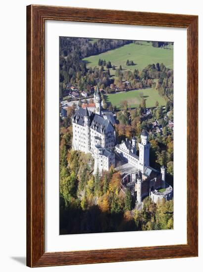 Neuschwanstein Castle, Fussen, Allgau, Allgau Alps, Bavaria, Germany, Europe-Markus-Framed Photographic Print