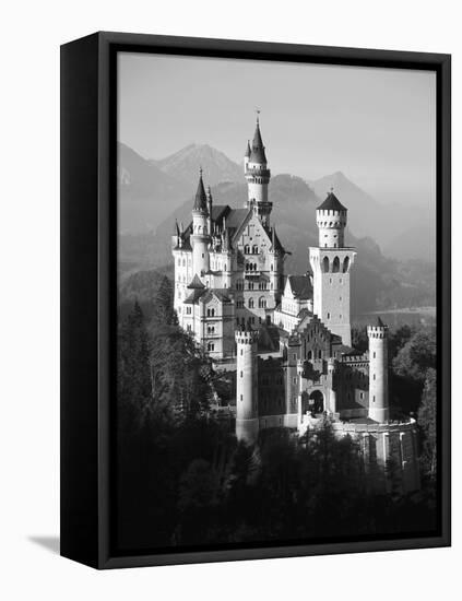 Neuschwanstein Castle, Fussen Bavaria, South Germany-Nigel Francis-Framed Stretched Canvas