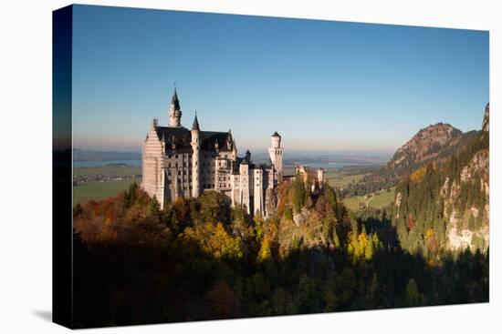 Neuschwanstein Castle in Autumn-Alex Saberi-Stretched Canvas