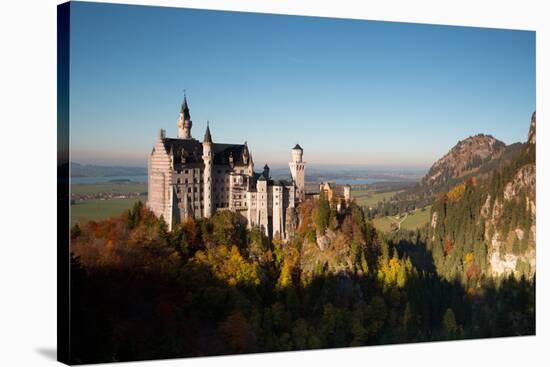 Neuschwanstein Castle in Autumn-Alex Saberi-Stretched Canvas