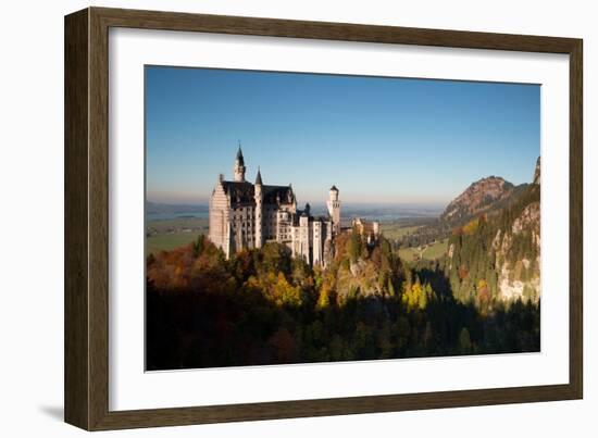 Neuschwanstein Castle in Autumn-Alex Saberi-Framed Photographic Print