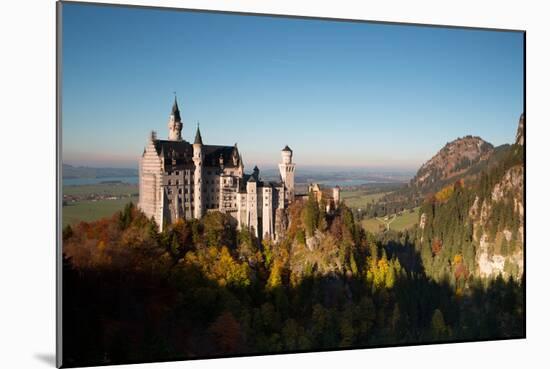 Neuschwanstein Castle in Autumn-Alex Saberi-Mounted Photographic Print