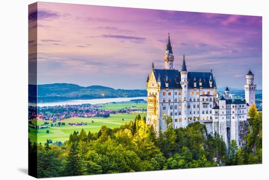 Neuschwanstein Castle in Germany.-SeanPavonePhoto-Stretched Canvas