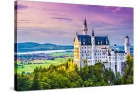 Neuschwanstein Castle in Germany.-SeanPavonePhoto-Stretched Canvas