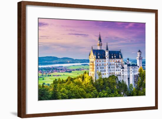 Neuschwanstein Castle in Germany.-SeanPavonePhoto-Framed Photographic Print