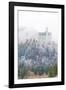 Neuschwanstein Castle in Winter, Fussen, Bavaria, Germany, Europe-Miles Ertman-Framed Photographic Print