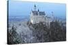 Neuschwanstein Castle in Winter, Fussen, Bavaria, Germany, Europe-Miles Ertman-Stretched Canvas