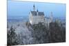 Neuschwanstein Castle in Winter, Fussen, Bavaria, Germany, Europe-Miles Ertman-Mounted Photographic Print