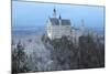Neuschwanstein Castle in Winter, Fussen, Bavaria, Germany, Europe-Miles Ertman-Mounted Photographic Print
