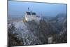 Neuschwanstein Castle in Winter, Fussen, Bavaria, Germany, Europe-Miles Ertman-Mounted Photographic Print