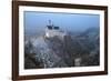 Neuschwanstein Castle in Winter, Fussen, Bavaria, Germany, Europe-Miles Ertman-Framed Photographic Print