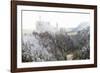 Neuschwanstein Castle in Winter, Fussen, Bavaria, Germany, Europe-Miles Ertman-Framed Photographic Print