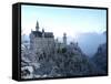 Neuschwanstein Castle in Winter, Schwangau, Allgau, Bavaria, Germany, Europe-Hans Peter Merten-Framed Stretched Canvas