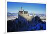 Neuschwanstein Castle near Schwangau, Allgau, Bavaria, Germany, Europe-Hans-Peter Merten-Framed Photographic Print