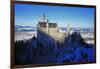 Neuschwanstein Castle near Schwangau, Allgau, Bavaria, Germany, Europe-Hans-Peter Merten-Framed Photographic Print