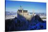 Neuschwanstein Castle near Schwangau, Allgau, Bavaria, Germany, Europe-Hans-Peter Merten-Stretched Canvas