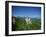 Neuschwanstein Castle on a Wooded Hill with Mountains in the Background, in Bavaria, Germany-null-Framed Photographic Print