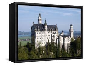 Neuschwanstein Castle, Schwangau, Allgau, Bavaria, Germany, Europe-Hans Peter Merten-Framed Stretched Canvas