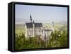 Neuschwanstein Castle, Schwangau, Deutsche Alpenstrasse, Bayern-Bavaria, Germany-Walter Bibikow-Framed Stretched Canvas