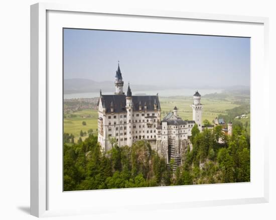 Neuschwanstein Castle, Schwangau, Deutsche Alpenstrasse, Bayern-Bavaria, Germany-Walter Bibikow-Framed Photographic Print