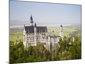 Neuschwanstein Castle, Schwangau, Deutsche Alpenstrasse, Bayern-Bavaria, Germany-Walter Bibikow-Mounted Photographic Print