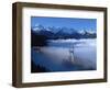 Neuschwanstein Castle Surrounded in Fog-Ray Juno-Framed Photographic Print