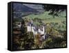 Neuschwanstein Castle, West of Fussen, Bavaria, Germany, Europe-Nigel Blythe-Framed Stretched Canvas