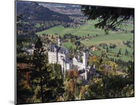 Neuschwanstein Castle, West of Fussen, Bavaria, Germany, Europe-Nigel Blythe-Mounted Photographic Print