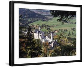 Neuschwanstein Castle, West of Fussen, Bavaria, Germany, Europe-Nigel Blythe-Framed Photographic Print