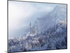 Neuschwanstein Castle-Ray Juno-Mounted Premium Photographic Print