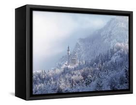 Neuschwanstein Castle-Ray Juno-Framed Stretched Canvas