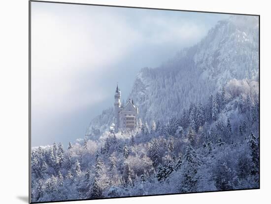 Neuschwanstein Castle-Ray Juno-Mounted Photographic Print
