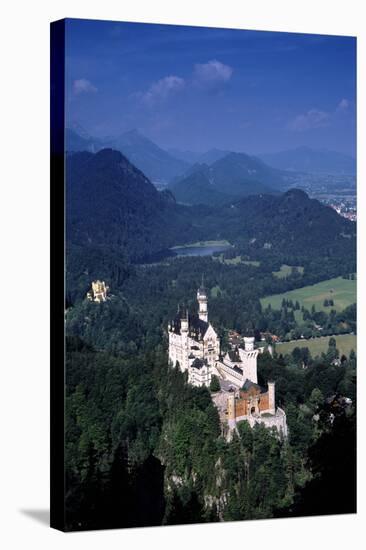 Neuschwanstein-Charles Bowman-Stretched Canvas