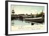 Neustadt I, Holstein, Hafen Mit Dampfer Heinrich Adolf-null-Framed Giclee Print