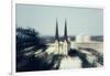 Neustädter Marienkirche in Bielefeld - townscape, view from Johannisberg-Nadja Jacke-Framed Photographic Print