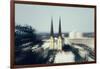 Neustädter Marienkirche in Bielefeld - townscape, view from Johannisberg-Nadja Jacke-Framed Photographic Print