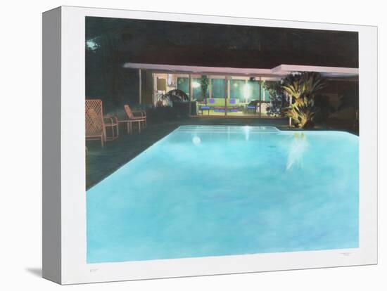 Neutra Pool House-Theo Westenberger-Stretched Canvas