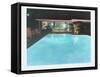 Neutra Pool House-Theo Westenberger-Framed Stretched Canvas