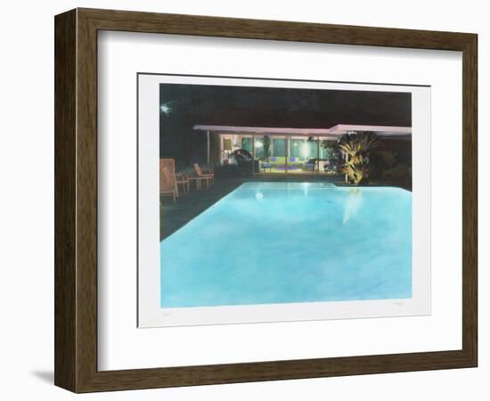 Neutra Pool House-Theo Westenberger-Framed Premium Photographic Print