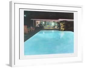 Neutra Pool House-Theo Westenberger-Framed Photographic Print