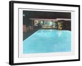 Neutra Pool House-Theo Westenberger-Framed Photographic Print