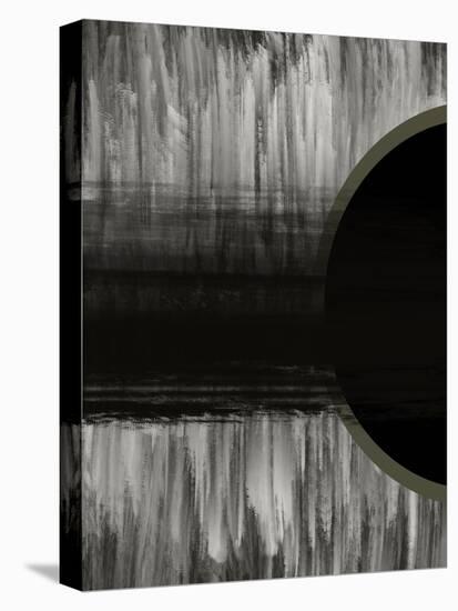 Neutral Abstract Black-Melody Hogan-Stretched Canvas