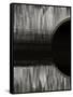 Neutral Abstract Black-Melody Hogan-Framed Stretched Canvas